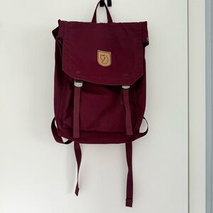 Fjallraven Foldsack No. 1 Burgundy Backpack